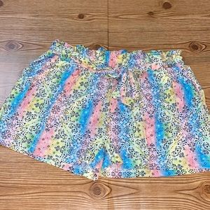 🌻3/$18 Full Circle Trends Tie-Dye shorts sz XL